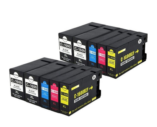 10x PGI-1600XL Ink Cartridge for Canon Maxify MB2060 MB2160 MB2360 MB2760 - Battery Mate