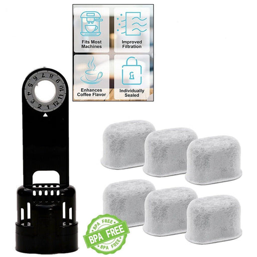 12 Pack | Water Filters for Breville Oracle BES980 (Batch 1751 & earlier) Coffee Machine - Battery Mate