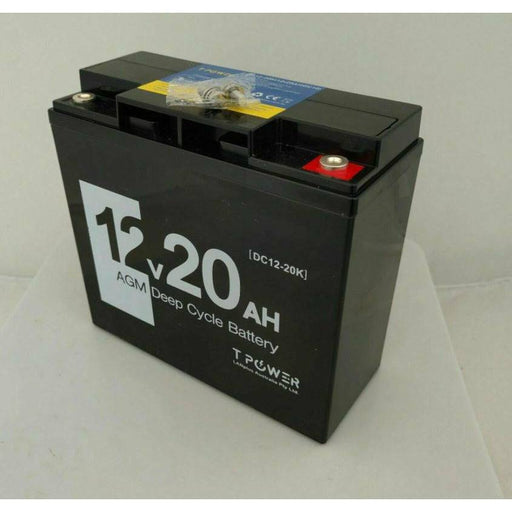 12V 20AH AGM Deep Cycle SLA Battery 6-DZM-20 Scooter Golf Buggy Wheelchair 6FM20 - Battery Mate