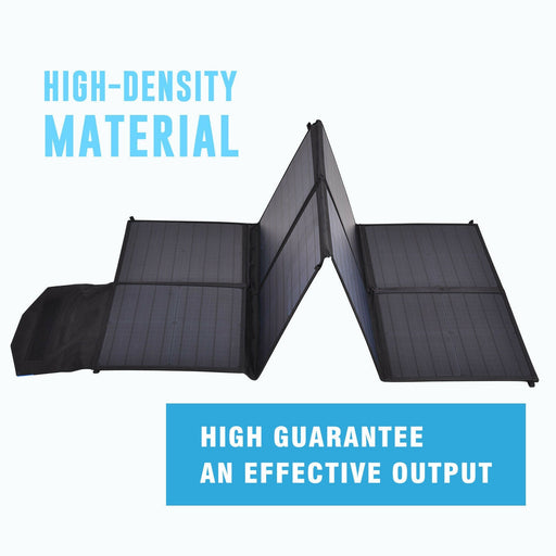 12V 380W Folding Solar Mat Black Silicon Blanket Flexible Solar Panel Kit - Battery Mate