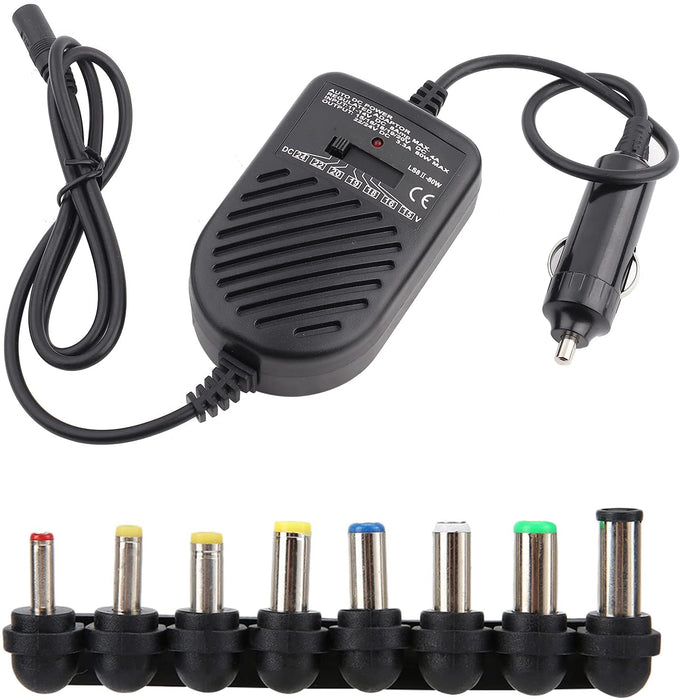 12V 80W Car Laptop Charger Travel Adapter Dell Hp Toshiba Sony Acer Universal - Battery Mate