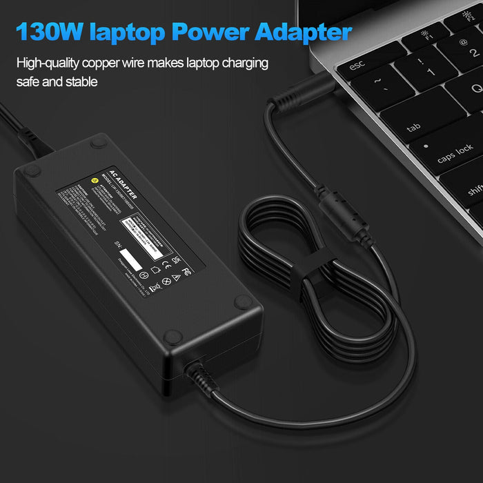 130W Power AC Adapter Charger For Dell XPS 15 7590 4.5x3.0mm Inspiron - Battery Mate