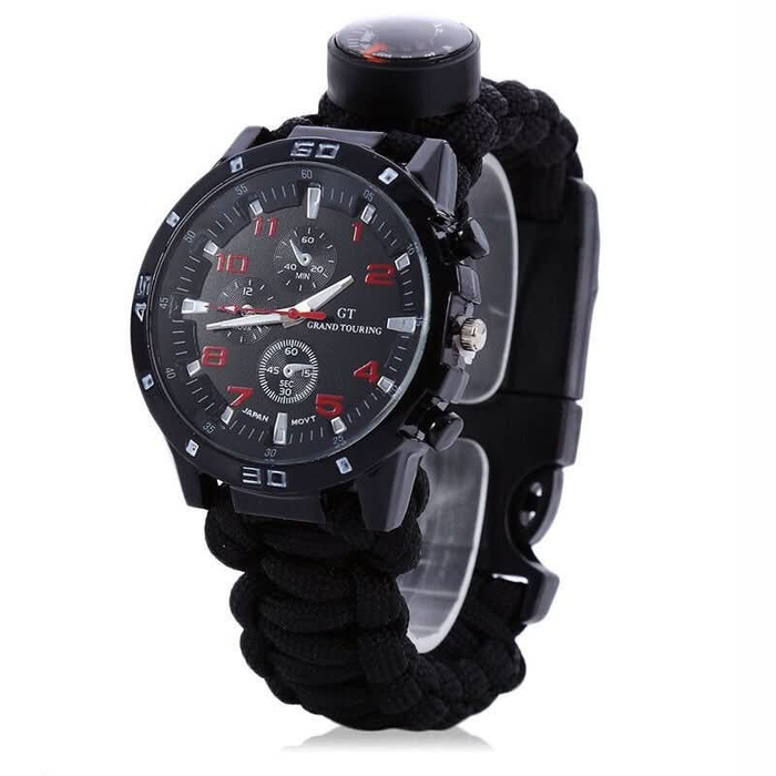 Watch with compass and thermometer online