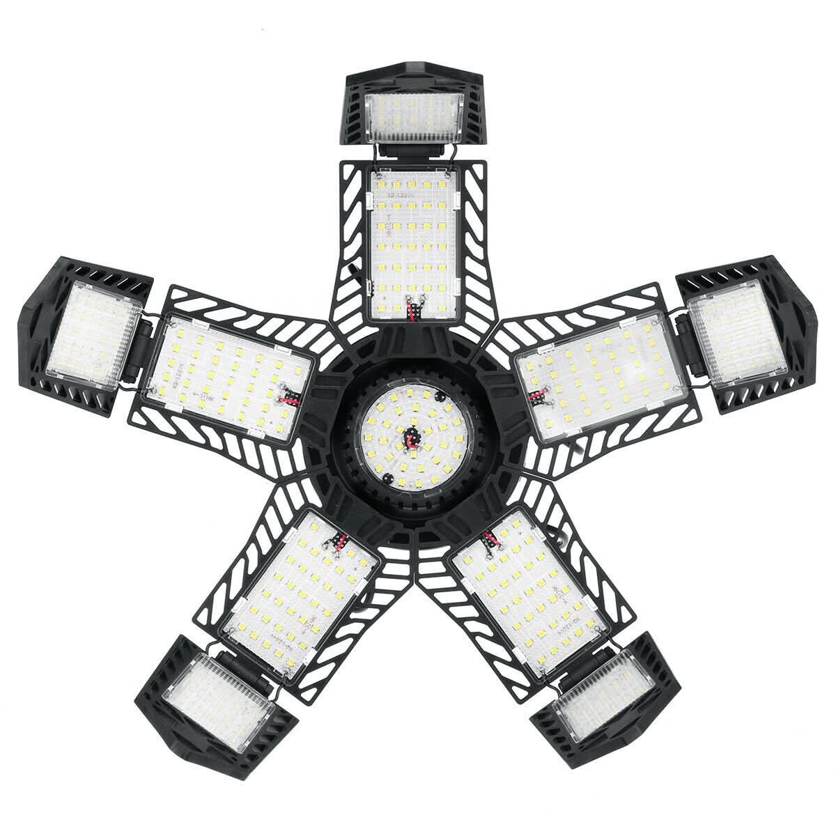 180W Super Bright LED Garage Light Deformable Ceiling Lights