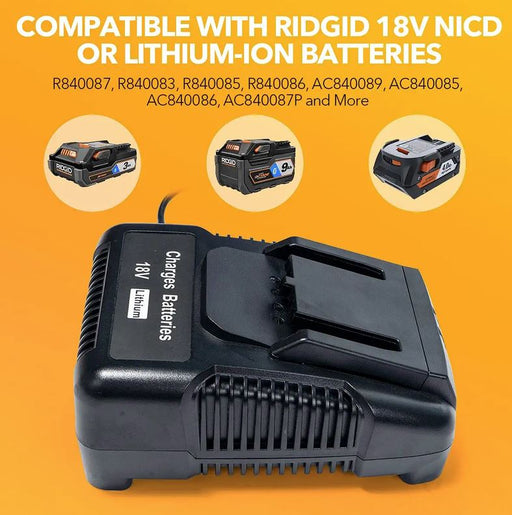 18V Replacement Battery Charger for AEG 18V Cordless Power Tools BS 18C LI L1850R L1820R L1825R L1860R L1815R BKS 18 LI AL1218 L1830R - Battery Mate