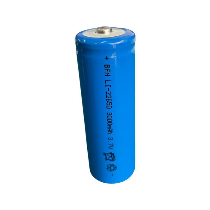 [2 Pack] 22650 3.7V 3000mAh Li-Ion Rechargeable Battery - Battery Mate