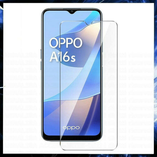 [2 Pack] Oppo A16S Tempered Glass Screen Protector Film Guard (Clear) - Battery Mate