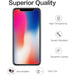 2 Pack Tempered Glass Screen Protector For Apple iPhone X - Battery Mate