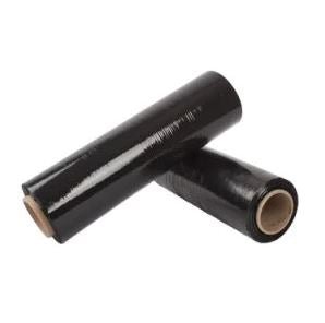 2 Rolls | Stretch Film BLACK Hand Use 500mm x 450m | 25UM Pallet Shrink Wrap - Battery Mate