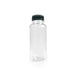 20 Pack | 250ml Clear Bottles Round PET With Black Lids Tamper Evident - Battery Mate