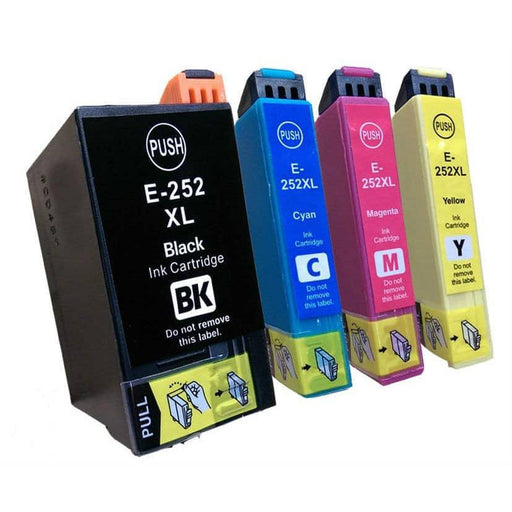 [20 Pack] 252XL Compatible Ink Cartridge for Epson Workforce WF3620 3640 7720 WF7710 7610 - Battery Mate