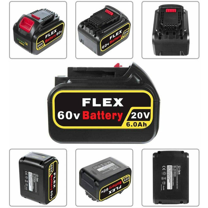 20V 60V 9.0Ah Compatible Replacement Battery For DeWalt MAX Flexvolt Cordless Power Tools - Battery Mate
