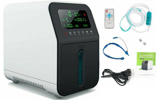 220V 1-7L / min Intelligent Adjustable Oxygen Concentrator Machine for Home Use - Battery Mate