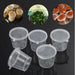 25ml | 50x Take Away Containers Takeaway Food Plastic Lids Bulk - Battery Mate