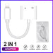 2IN1 Splitter Adapter Headphone & Charger Cable For iphone 7 8 X XR XS 11 12 13 - Battery Mate