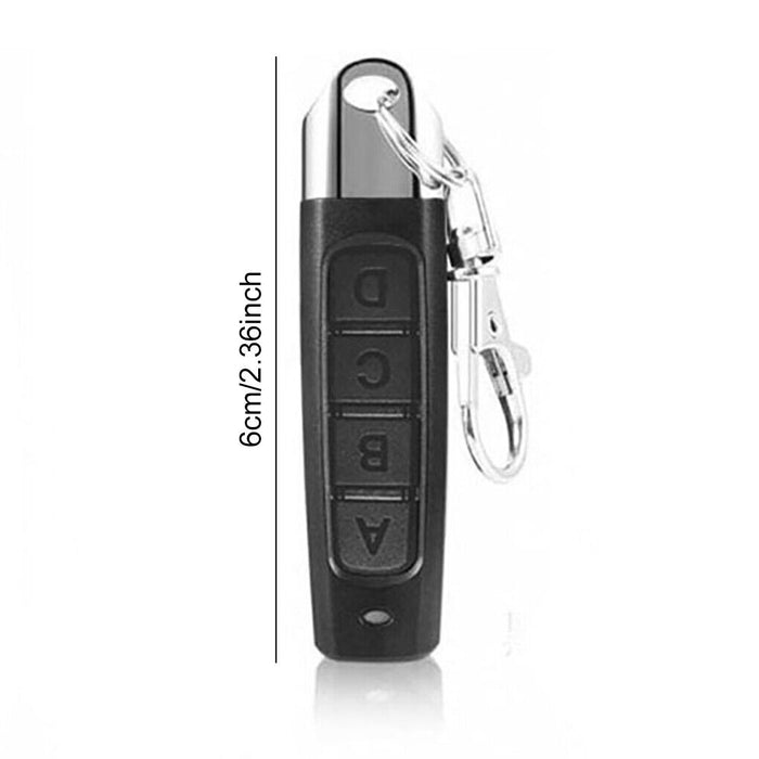 2Pack Universal 433MHZ Remote Control Garage Door Gate Car Cloning Wireless Key Fob - Battery Mate