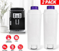 2Pcs Coffee Machine Water Filter For Delonghi Magnifica S Automatic ECAM22110SB - Battery Mate