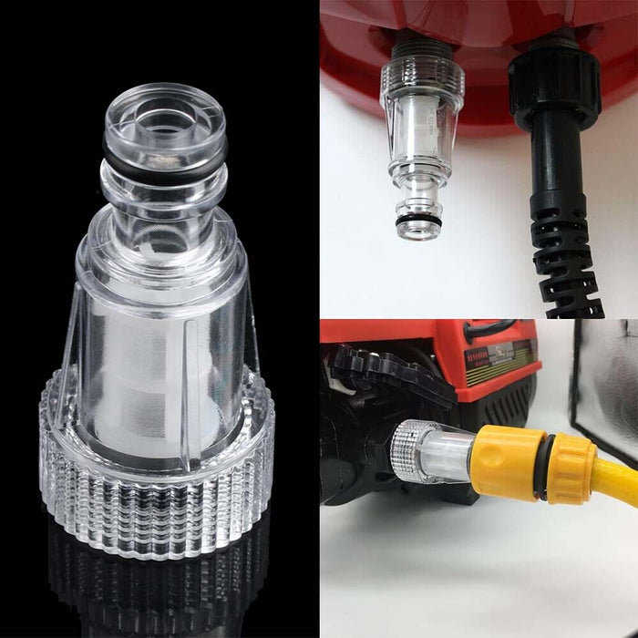 2PCS High-Pressure Car Clean Washer Water Filter Connection Fitting Tool Set - Battery Mate