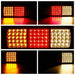 2x 75 LED Tail Lights Stop Indicator Reverse Lamp 24V Trailer Truck Ute Light - Battery Mate