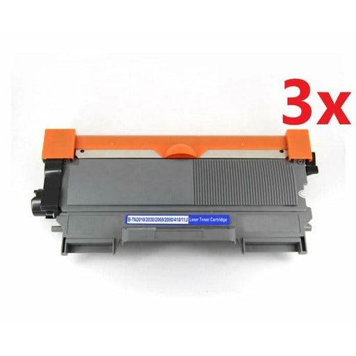 3 x Toner Cartridge Non-OEM For Brother TN2030 / TN2010 Black | AU Stock - Battery Mate