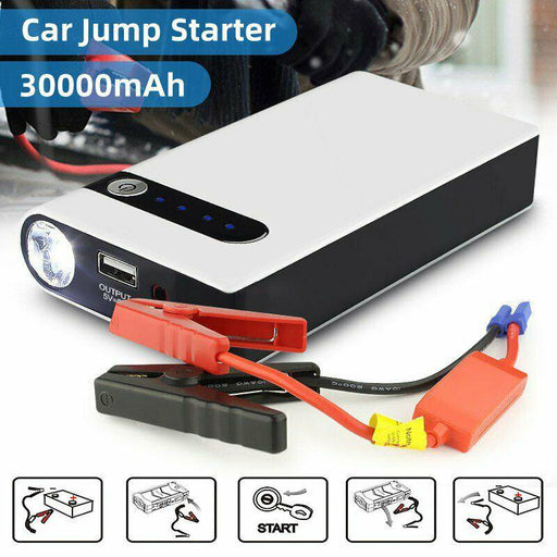 30000mAh Portable Car Jump Starter Pack Vehicle Booster Power Bank Battery Auto - Battery Mate