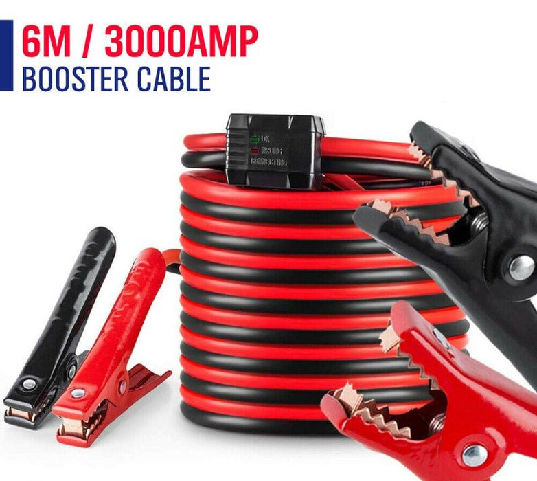 3000AMP Jumper Leads 6M Long Surge Protection Car Boost Cables