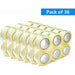 36 Rolls Packaging Tape 48mm x 75m - Clear - Battery Mate