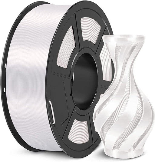 3D Printer Filament Silk 1KG - White - Battery Mate
