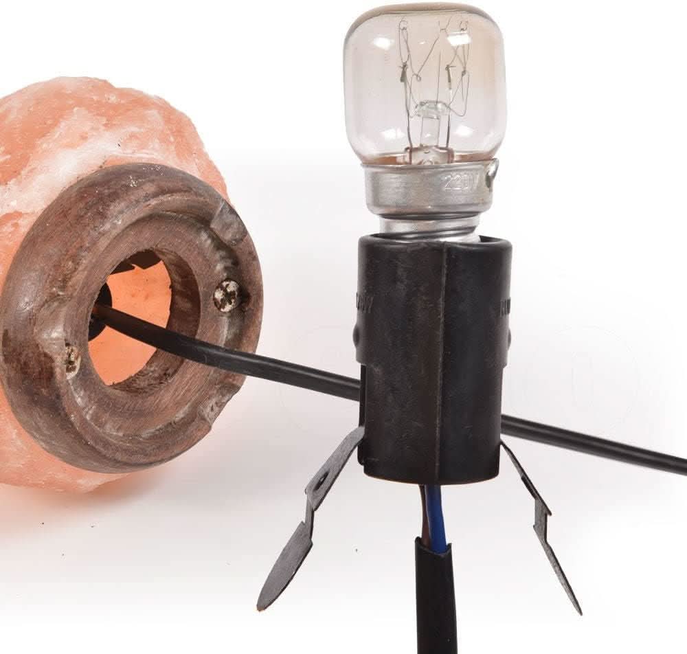 3kg Himalayan Salt Lamp Rock Crystal Natural Light Dimmer Switch Cord