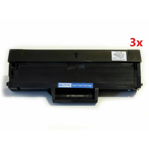 3x MLT-D111L Toner for Samsung SL-M2020 SL-M2020W SL-M2070SW SL-M2070FW - Battery Mate