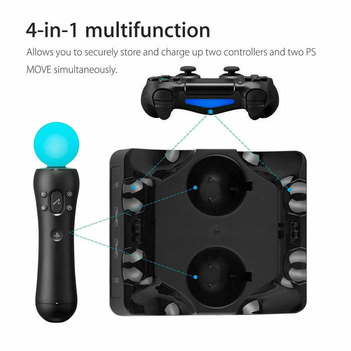Wireless Controller Ps4 Move Controller Charge Time Charger Ps