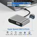 4 In 1 USB C Type-C To HDMI 4K VGA USB3.0 PD Video Adapter for MacBook/Phone - Battery Mate