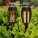 4 Pack Flame Solar Torch Light Waterproof Flickering Dancing Garden Lantern Lamp - Battery Mate