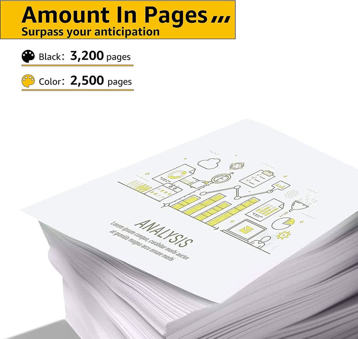 4 PACK GENERIC CF500X/501X/502X/503X TONER FOR HP PRINTERS - Battery Mate