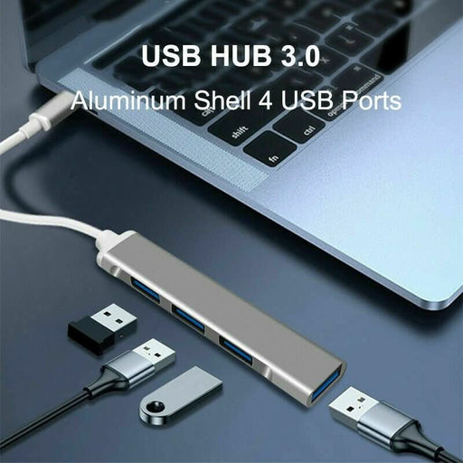 4 Port USB C HUB 3.0 Type C Multi Splitter OTG Adapter for PC Laptop Mac Android - Battery Mate