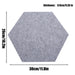 48PCS Hexagon Acoustic Foam Panels Sound Absorbing Wall Proof Noises Tiles I2M9 - Battery Mate