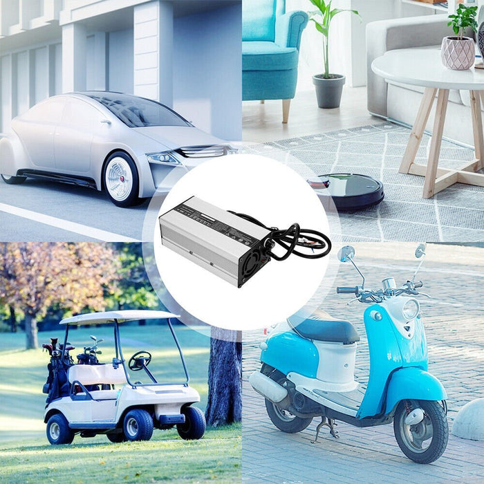 48V/6A Battery Golf Cart Charger For Star Ez Go Club Car DS TXT Yamaha +AU Plug - Battery Mate