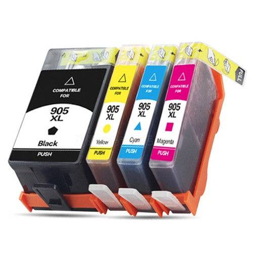 4x Generic 905XL Ink Cartridge For HP Officejet Pro 6950 6956 6960 6970 New Chip - Battery Mate