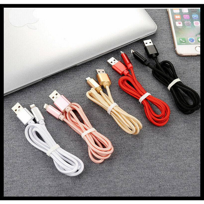 [5 Pack] ChargingCable for iPhone 14 13 12 11 X XS Max XR 8 7 | Fast Charge Support - Battery Mate
