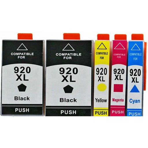 [5 Pack] Compatible 920XL 920 Ink Cartridge For HP Officejet 6000 6500 7000 6500A 7500A - Battery Mate