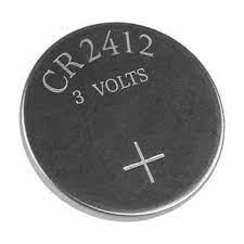 5 Pack CR2412 3V 100mah lithium Battery button cell/coin for remote keys - Battery Mate