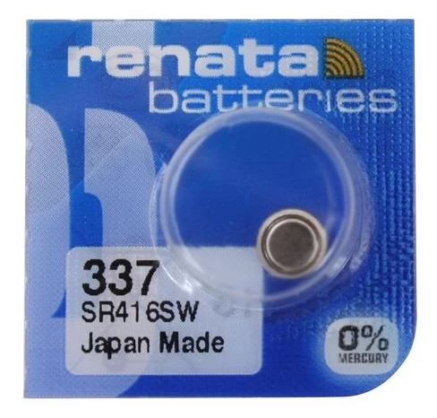 5 Pack SR416 / 337 Renata Silver Oxide Battery - Battery Mate