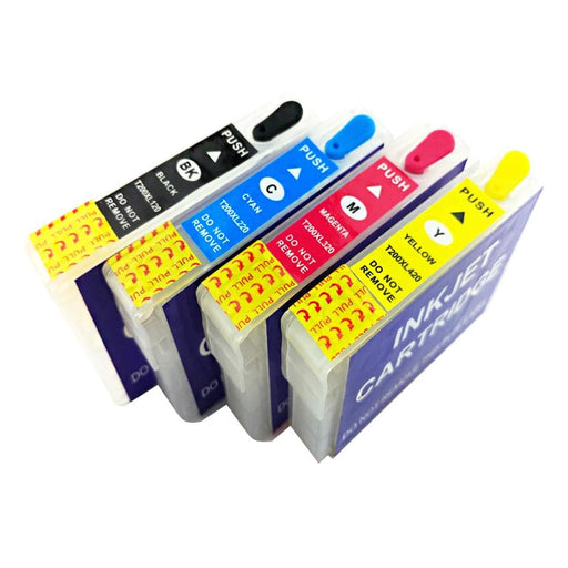 [5 Pack] T200XL 200xl Ink Cartridge For Epson xp200 xp400 wf2530 wf2540 2510 - Battery Mate