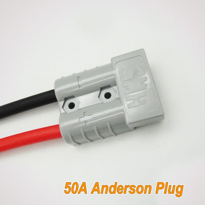 50 AMP Aderson plug to MC-4 Solar Panel Cable Wiring Y Adaptor Connector 30CM - Battery Mate