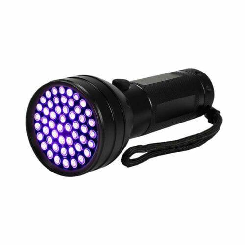 51 LED UV Flashlight Torch Light Lamp Ultraviolet Blacklight Aluminum 395 nM AUS - Battery Mate