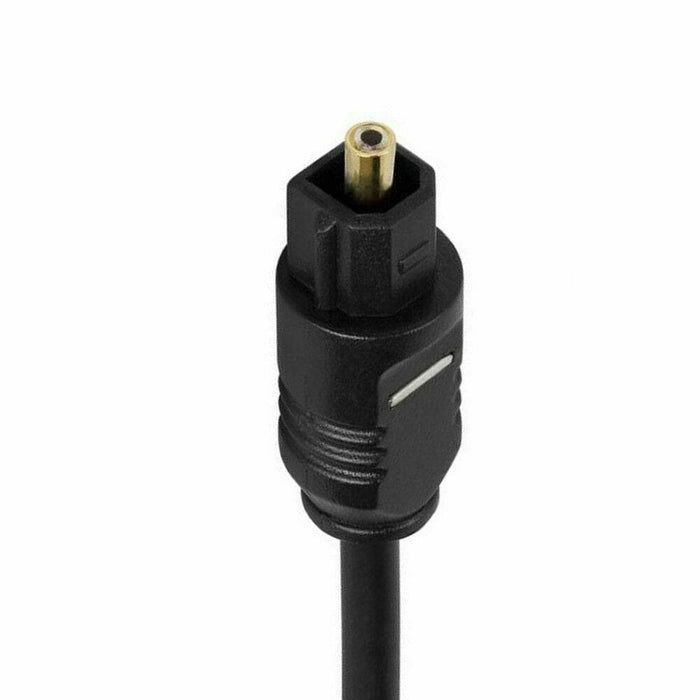 5M | Ultra-Premium Optical Fiber Digital Audio Cable Lead Cord To slink Black S/PDIF - Battery Mate