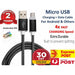 [5Pack] Micro USB Braided Fast Charger Data Sync Cable Cord For Samsung Android Sony LG HTC - Battery Mate