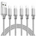 5x Fast Charging + Sync Cable Charger Compatible iPhone 14 13 12 11 7 8 Plus X XS MAX XR SE iPad - Battery Mate