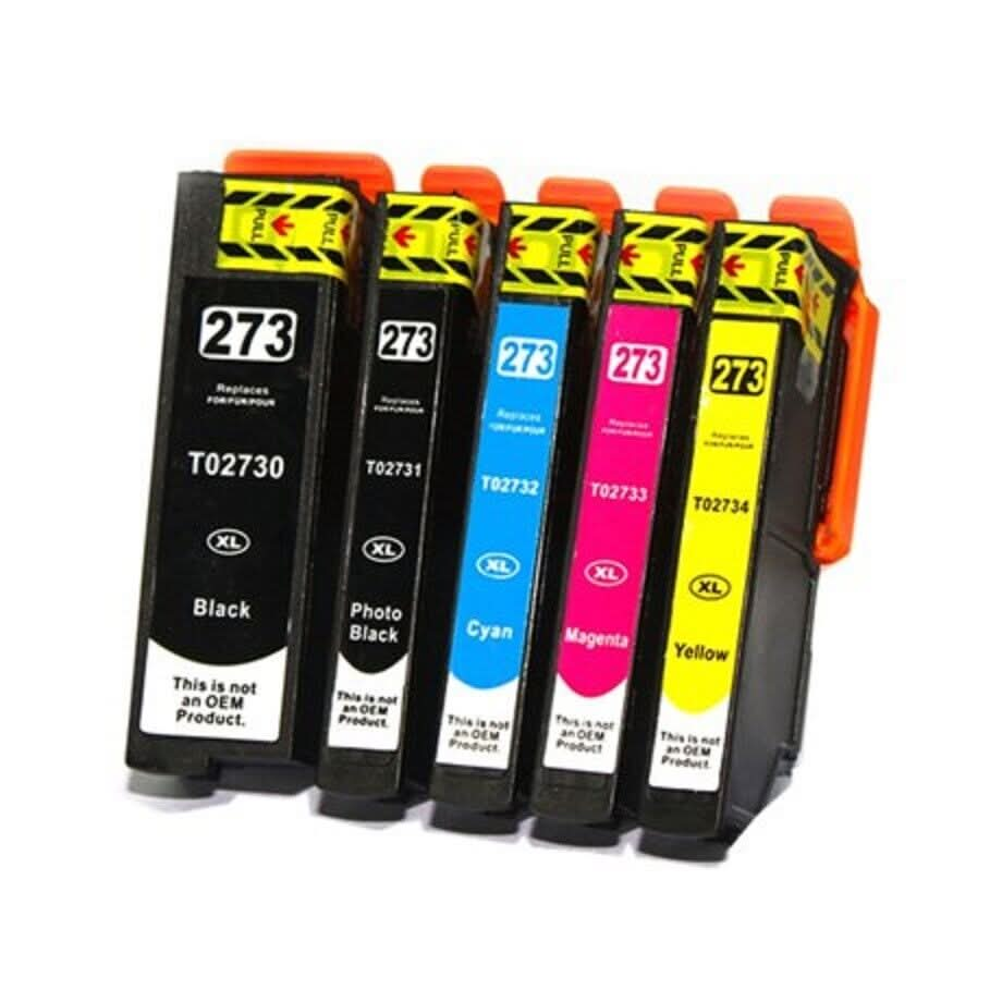 5x Generic Ink Cartridge 273XL 2730XL High Yield for Epson XP600 XP700 ...