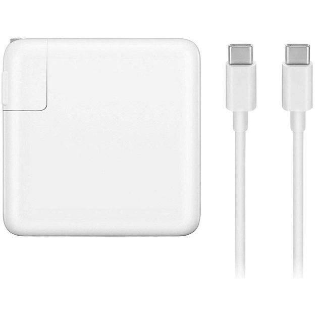 61W USB-C Compatible with Apple MacBook Pro 13 2019 MUHN2K/A Power Adapter + USB Cable - Battery Mate